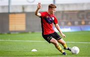 1 August 2024; Brandon Kavanagh of St Patrick's Athletic warms up before the UEFA Conference League second qualifying round second leg match between FC Vaduz and St Patrick's Athletic at Rheinpark Stadion in Vaduz, Liechtenstein. Photo by Vedran Galijas/Sportsfile