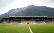 1 August 2024; A general view before the UEFA Conference League second qualifying round second leg match between FC Vaduz and St Patrick's Athletic at Rheinpark Stadion in Vaduz, Liechtenstein. Photo by Vedran Galijas/Sportsfile