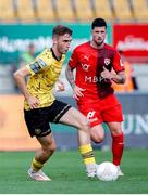 1 August 2024; Mason Melia of St Patrick's Athletic during the UEFA Conference League second qualifying round second leg match between FC Vaduz and St Patrick's Athletic at Rheinpark Stadion in Vaduz, Liechtenstein. Photo by Vedran Galijas/Sportsfile