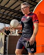 1 August 2024; St Patrick's Athletic goalkeeping coach Pat Jennings Jr before the UEFA Conference League second qualifying round second leg match between FC Vaduz and St Patrick's Athletic at Rheinpark Stadion in Vaduz, Liechtenstein. Photo by Vedran Galijas/Sportsfile