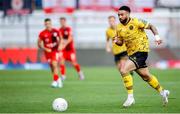 1 August 2024; Jake Mulraney of St Patrick's Athletic during the UEFA Conference League second qualifying round second leg match between FC Vaduz and St Patrick's Athletic at Rheinpark Stadion in Vaduz, Liechtenstein. Photo by Vedran Galijas/Sportsfile