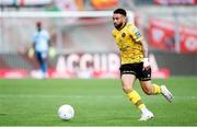 1 August 2024; Jake Mulraney of St Patrick's Athletic during the UEFA Conference League second qualifying round second leg match between FC Vaduz and St Patrick's Athletic at Rheinpark Stadion in Vaduz, Liechtenstein. Photo by Vedran Galijas/Sportsfile