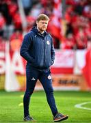1 August 2024; Shelbourne manager Damien Duff before the UEFA Conference League second qualifying round second leg match between Shelbourne and FC Zurich at Tolka Park in Dublin. Photo by Harry Murphy/Sportsfile