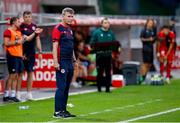 1 August 2024; St Patrick's Athletic manager Stephen Kenny during the UEFA Conference League second qualifying round second leg match between FC Vaduz and St Patrick's Athletic at Rheinpark Stadion in Vaduz, Liechtenstein. Photo by Vedran Galijas/Sportsfile