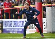 1 August 2024; Shelbourne manager Damien Duff during the UEFA Conference League second qualifying round second leg match between Shelbourne and FC Zurich at Tolka Park in Dublin. Photo by Harry Murphy/Sportsfile