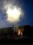 1 August 2024; Zurich supporters during the UEFA Conference League second qualifying round second leg match between Shelbourne and FC Zurich at Tolka Park in Dublin. Photo by Harry Murphy/Sportsfile