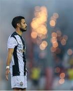 1 August 2024; Antonio Marchesano of FC Zurich during the UEFA Conference League second qualifying round second leg match between Shelbourne and FC Zurich at Tolka Park in Dublin. Photo by Thomas Flinkow/Sportsfile