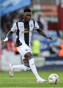 1 August 2024; Cheick Conde of FC Zurich during the UEFA Conference League second qualifying round second leg match between Shelbourne and FC Zurich at Tolka Park in Dublin. Photo by Thomas Flinkow/Sportsfile