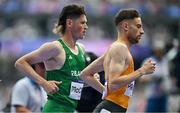 2 August 2024; Luke McCann of Team Ireland in action during the men's 1500m round 1 at the Stade de France during the 2024 Paris Summer Olympic Games in Paris, France. Photo by Sam Barnes/Sportsfile