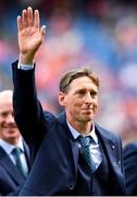 28 July 2024; Trevor Giles of the 1999 All-Ireland winning Meath football football jubilee team who were honoured before the GAA Football All-Ireland Senior Championship Final match between Armagh and Galway at Croke Park in Dublin. Photo by John Sheridan/Sportsfile
