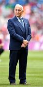 28 July 2024; Seán Boylan, manager of the 1999 All-Ireland winning Meath football football jubilee team who were honoured before the GAA Football All-Ireland Senior Championship Final match between Armagh and Galway at Croke Park in Dublin. Photo by John Sheridan/Sportsfile