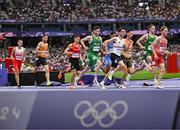 3 August 2024; Luke McCann of Team Ireland in action during the men's 1500m repechage at the Stade de France during the 2024 Paris Summer Olympic Games in Paris, France. Photo by Sam Barnes/Sportsfile