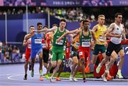 3 August 2024; Luke McCann of Team Ireland in action during the men's 1500m repechage at the Stade de France during the 2024 Paris Summer Olympic Games in Paris, France. Photo by Sam Barnes/Sportsfile