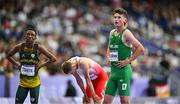 3 August 2024; Luke McCann of Team Ireland after finishing 7th in the men's 1500m repechage at the Stade de France during the 2024 Paris Summer Olympic Games in Paris, France. Photo by Sam Barnes/Sportsfile