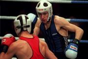 23 January 1998; Aodh Carlyle of Sacred Heart, Dublin during the National Senior Boxing Championships at the National Stadium in Dublin. Photo by Ray McManus/Sportsfile