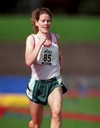 13 July 1997; Beth McCluskey of Crusaders A.C. during the BLÉ National Track & Field Championships at Morton Stadium in Santry, Dublin. Photo by David Maher/Sportsfile