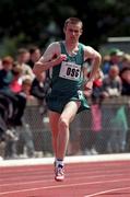 27 June 1998; Brendan O'Shea of Ireland competing in the 800m race during the Cork City Sports event at the Mardyke Arena in Cork. Photo by Brendan Moran/Sportsfile