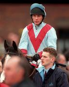 17 February 1998; Carl Llewellyn on Kerawi during horse racing from Leopardstown in Dublin. Photo by Matt Browne/Sportsfile