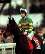 18 March 1998; Conor O'Dwyer on Joe Mac during day two of the Cheltenham Racing Festival at Prestbury Park in Cheltenham, England. Photo by Matt Browne/Sportsfile