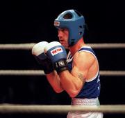 7 March 1997; Declan Barrett during the National Boxing Championship Finals at the National Stadium in Dublin. Photo by Brendan Moran/Sportsfile