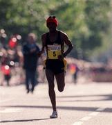 26 October 1998; Benson Masya of Kenya on his way to finishing second during the 98FM Dublin City Marathon in Dublin. Photo by Brendan Moran/Sportsfile