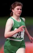 13 July 1997; Edel Mooney of Ferbane A.C. during the BLÉ National Track & Field Championships at Morton Stadium in Santry, Dublin. Photo by David Maher/Sportsfile