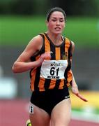 13 July 1997; Emily Maher of Kilkenny City Harriers A.C.during the BLÉ National Track & Field Championships at Morton Stadium in Santry, Dublin. Photo by David Maher/Sportsfile