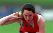 13 July 1997; Hilary McGee of Lucan Harriers A.C. during the BLÉ National Track & Field Championships at Morton Stadium in Santry, Dublin. Photo by David Maher/Sportsfile