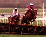 17 March 1998; His Song, with Richard Hughes up, clear the last in the Citroen Supreme Novices Hurdle race during day one of the Cheltenham Racing Festival at Prestbury Park in Cheltenham, England. Photo by Matt Browne/Sportsfile