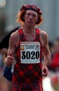 26 October 1998; James Reid of Scotland during the 98FM Dublin City Marathon in Dublin. Photo by Brendan Moran/Sportsfile