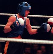 7 March 1997; James Rooney during the National Boxing Championship Finals at the National Stadium in Dublin. Photo by Brendan Moran/Sportsfile