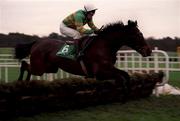 27 December 1998; Joe Mac, with Charlie Swan up, clear the last on their way to winning the Paddy Power Future Champions Novice Hurdle during day two of the Leopardstown Christmas Festival at Leopardstown racecourse in Dublin. Photo by Ray McManus/Sportsfile