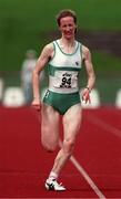 13 July 1997; Lena Barry of Emerald A.C. during the BLÉ National Track & Field Championships at Morton Stadium in Santry, Dublin. Photo by David Maher/Sportsfile
