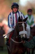 27 December 1997; M Sullivan on Lauravin during day two of the Leopardstown Christmas Festival at Leopardstown Racecourse in Dublin. Photo by Matt Browne/Sportsfile