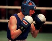 23 January 1998; Michael Burke of Gorey Boxing Club, Wexford during the National Senior Boxing Championships at the National Stadium in Dublin. Photo by Ray McManus/Sportsfile