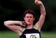13 July 1997; Niamh O'Rourke of Navan A.C. during the BLÉ National Track & Field Championships at Morton Stadium in Santry, Dublin. Photo by David Maher/Sportsfile