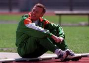 6 June 1996; International Technical Official for the European Athletics panel Nick Davis at Morton Stadium in Santry, Dublin. Photo by David Maher/Sportsfile