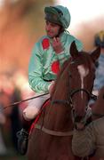 27 December 1997; Jockey Pat Malone during day two of the Leopardstown Christmas Festival at Leopardstown Racecourse in Dublin. Photo by Matt Browne/Sportsfile