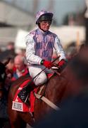 19 March 1998; Paul Carberry on Buddy Morvel during day three of the Cheltenham Racing Festival at Prestbury Park in Cheltenham, England. Photo by Matt Browne/Sportsfile