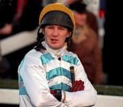 26 December 1998; Jockey Paul Carberry during the Leopardstown Christmas Festival Day One at Leopardstown Racecourse in Dublin. Photo by Matt Browne/Sportsfile