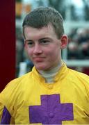 8 February 1998; Jockey Paul Hourigan during the horse racing from Leopardstown in Dublin. Photo by Matt Browne/Sportsfile