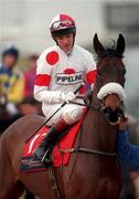 18 March 1998; Richard Hughes on Strong Tel during day two of the Cheltenham Racing Festival at Prestbury Park in Cheltenham, England. Photo by Matt Browne/Sportsfile