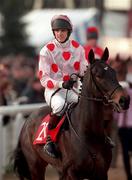 18 March 1998; Thatswhatithought, with Ruby Walsh up, during day two of the Cheltenham Racing Festival at Prestbury Park in Cheltenham, England. Photo by Matt Browne/Sportsfile