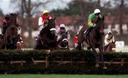 27 December 1998; Shannon Gale, with Frank Berry up, clears the last first time round on their way to winning the Stakis Casinos Handicap Hurdle during Day Two of the Leopardstown Christmas Festival 1998 at Leopardstown Racecourse in Dublin. Photo by Ray McManus/Sportsfile
