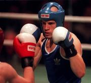 23 January 1998; Terry Carlyle of the Sacred Heart Club during the National Senior Boxing Championships at the National Stadium in Dublin. Photo by Ray McManus/Sportsfile