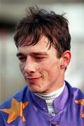 26 December 1998; Jockey Tom Rudd after winning The Denny Juvenile Hurdle on Knife Edge during the Leopardstown Christmas Festival Day One at Leopardstown Racecourse in Dublin. Photo by Ray McManus/Sportsfile