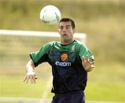 15 August 2004; Alan Lee, Republic of Ireland, in action during squad training. Malahide FC, Malahide, Co. Dublin. Picture credit; Matt Browne / SPORTSFILE