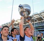 22 September 2013; Paul Flynn, right, and Bernard Brogan, Dublin, celebrate at the end of the game. GAA Football All-Ireland Senior Championship Final, Dublin v Mayo, Croke Park, Dublin. Picture credit: David Maher / SPORTSFILE