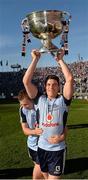 22 September 2013; Dublin's Diarmuid Connolly and Jack McCaffrey, left, celebrate with the Sam Maguire cup following their side's victory. GAA Football All-Ireland Senior Championship Final, Dublin v Mayo, Croke Park, Dublin. Picture credit: Stephen McCarthy / SPORTSFILE