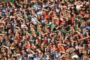 22 September 2013; A general view of supporters watching the game from Hill 16 during the GAA Football All-Ireland Championship Finals, Croke Park, Dublin. Picture credit: Barry Cregg / SPORTSFILE